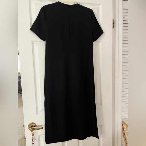 NWT Zara Woman Black Shift Dress - Picture 2 of 3